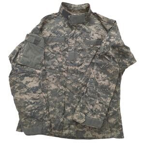 US Military Army ACU Uniform Coat USGI Digital Camo Medium Long Sleeve Zip Up